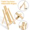 Wood Easels, Easel Stand for Painting Canvases, Art, and Crafts. (11.8 inch, 4 Pack), Tripod, Painting Party Easel, Kids Student Table School Desktop, Portable Canvas Photo Picture Sign Holder